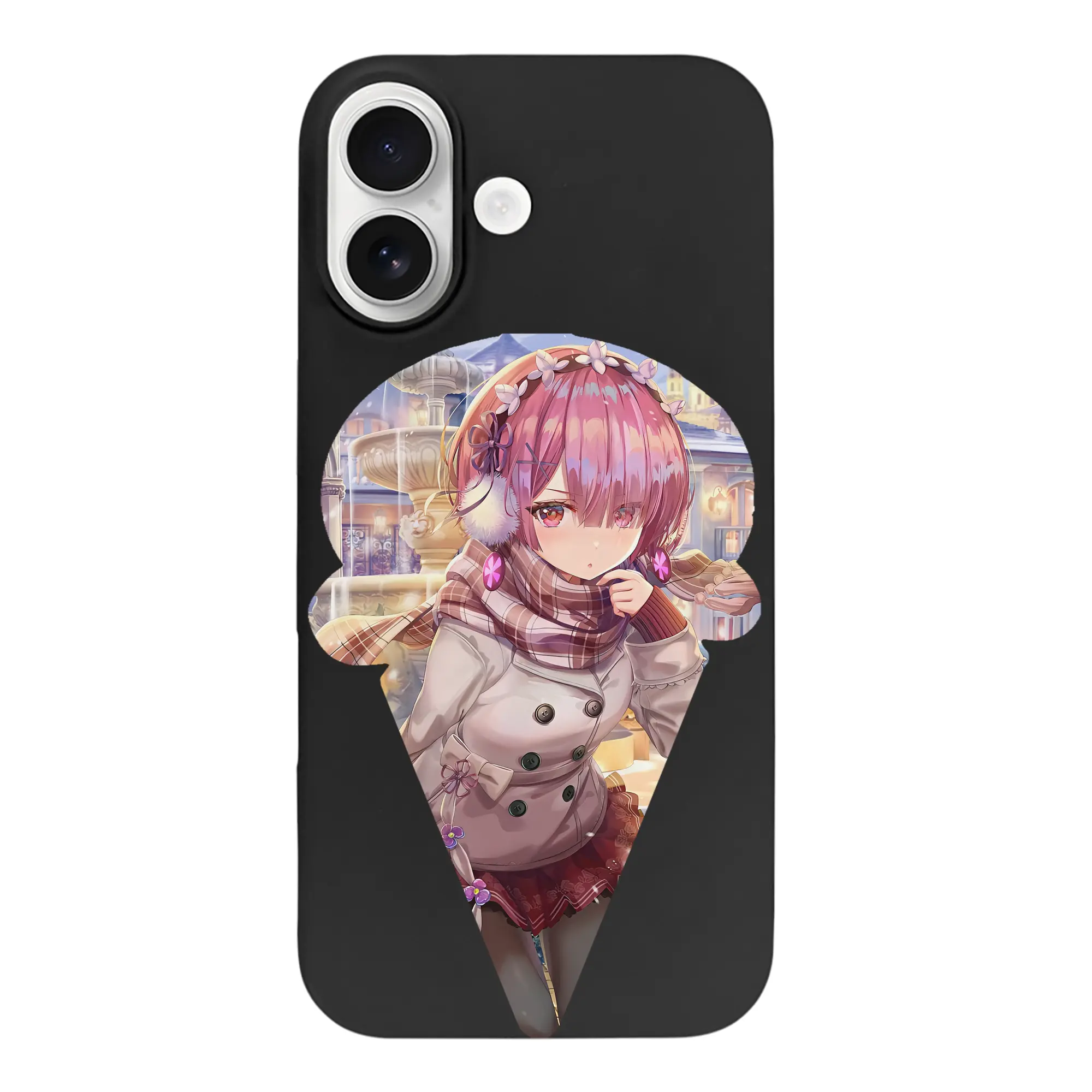 リゼロ グッズ ラム - iPhone 17 シリーズ シリコンケース 薄型 耐衝撃 指紋防止 ソフトタッチカバー 精密フィット 傷防止 保護ケース iPhone 17/17 Air/17 Pro/17 Pro Max 対応